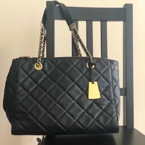Aldo Katy Quilted Tote Bag Black